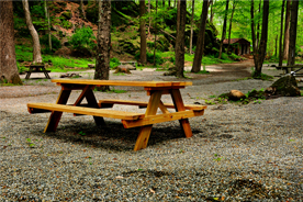 Screenshot of the The Great Divide Campground website